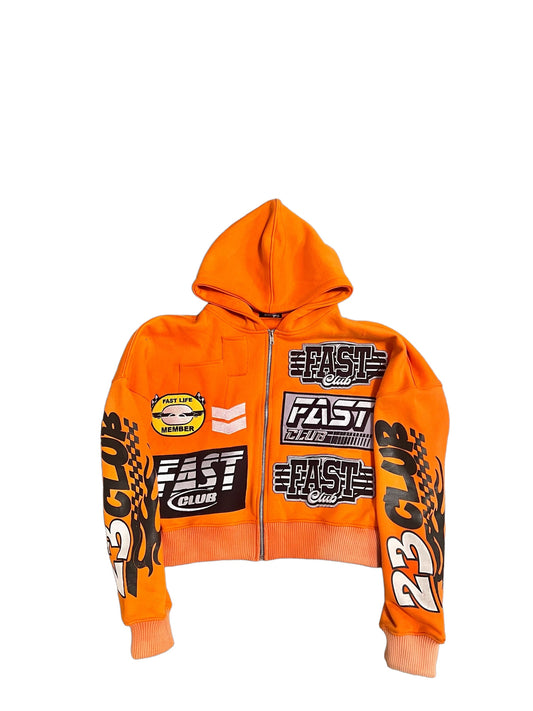 worker jacket orange